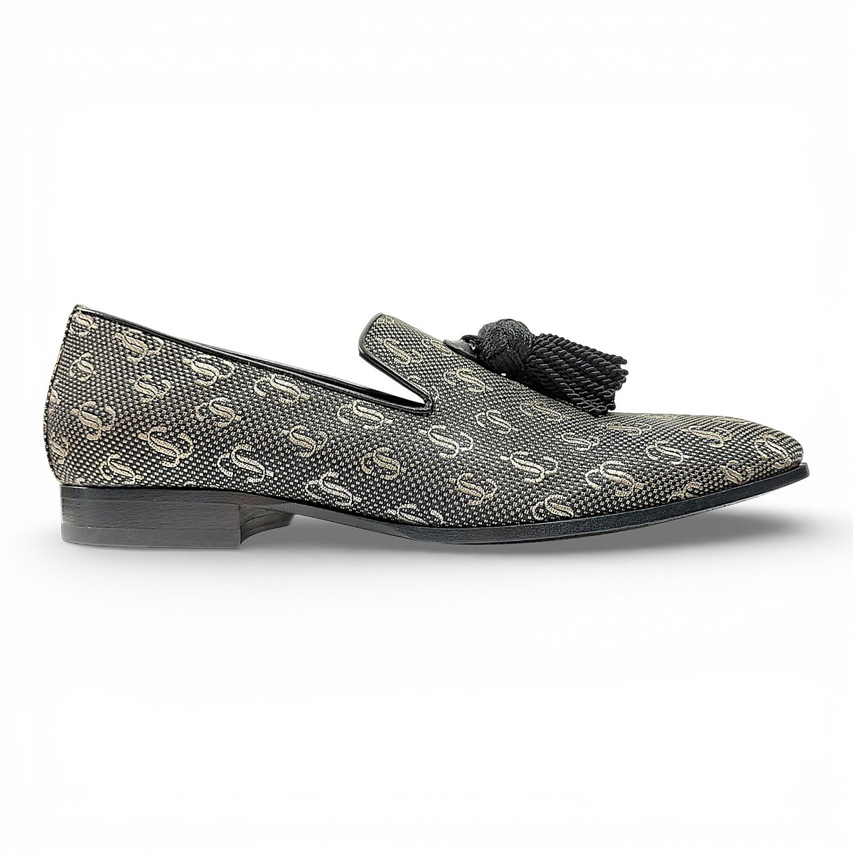 Jimmy Choo Foxley Jacquard Leather Loafers Size EU 40.5 0568  display picture 3