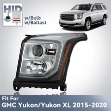 HID Headlight For 2015-2020 GMC Yukon/Yukon XL W/bulb W/ballast Left Driver