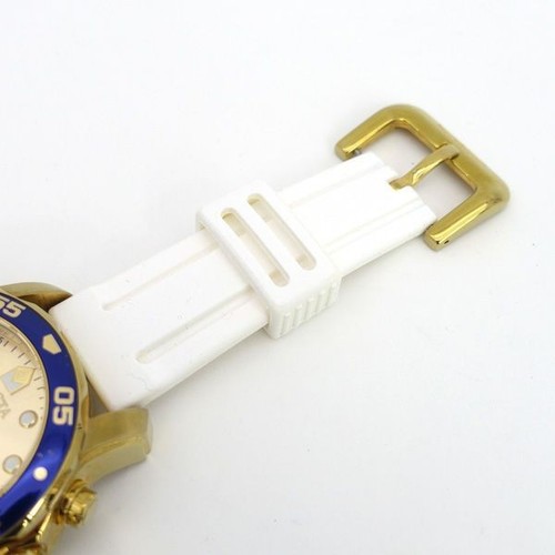 INVICTA NO.17881 Pro Diver Chronograph Big Face Watch Gold Blue White 17881 - Picture 8 of 9