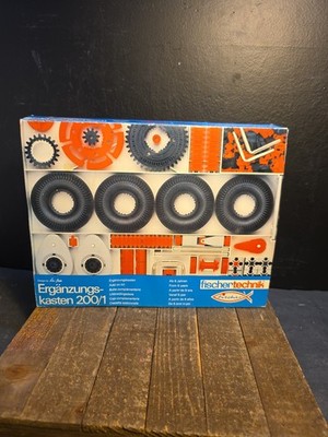 VINTAGE FISCHERTECHNIK - ERGANZUNGS-KASTEN 200/1, New Sealed - SET A