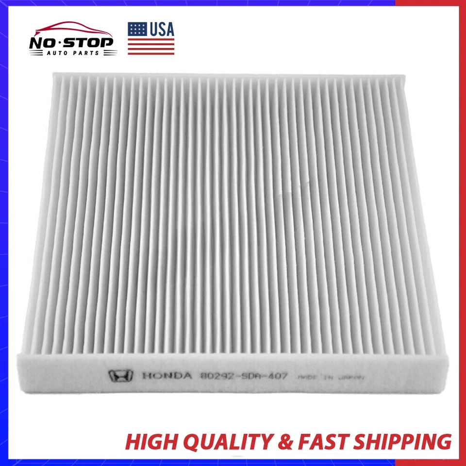 Filtro de aire de cabina Acura Honda 80292-SDA-407 APTO 2003-2022 Honda Accord Foto 3 de 4