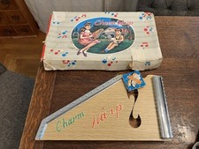 Vintage CHARM HARP Wood Lap Instrument 1950  s 1960  s Excellent Condition