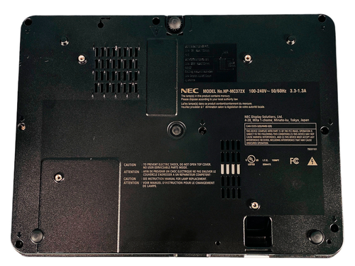 Projecteur NEC MC372X 3LCD 3700 ANSI Lumens 1080p HDMI - 519 Heures Utilisées ! - Photo 10/10