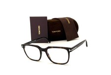 Tom Ford FT55818-B 052 Havana / Clear Blue Block 53mm Eyeglasses TF5818