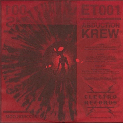 Abduction Krew | 12'' LP Vinyl 2020 Electronic Electro Records ER002 Ltd 45 RPM