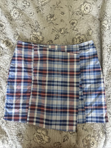 Caribbean Joe Größe 12 karierter Baumwollskort - Bild 1 von 5