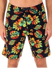 Hurley Men's Phantom-Eco Weekender 20" Boardshort Hawaiian Shorts Sz. 32 NEW