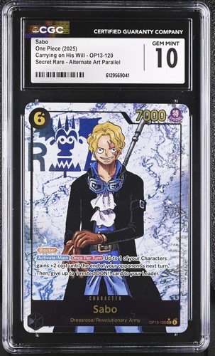 Sabo (Parallel) graded CGC 10 for sale on eBay