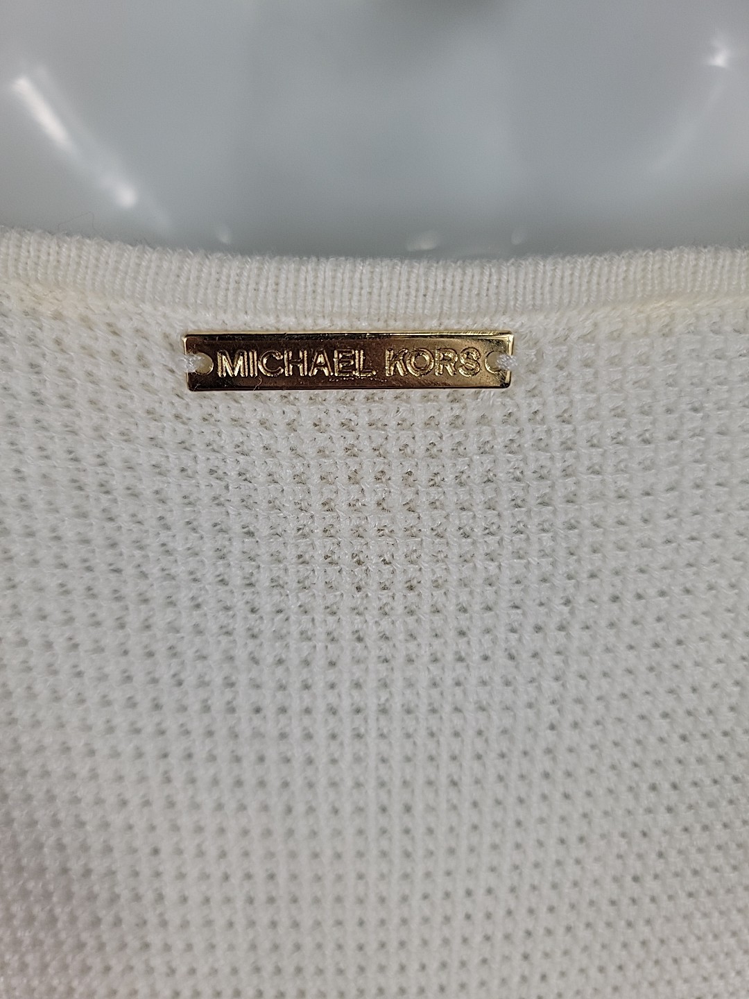 Michael Kors Basic Knit Long Sweater Split Hem Iv… - image 6