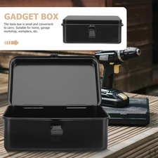 Boîte à outils verrouillable en métal Petite boîte à outil Secured Toolbox Portable Tool Storage