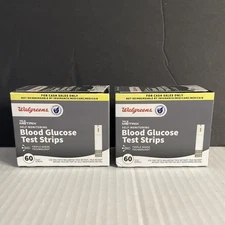 Walgreens True  Glucose Test Strips 120ct -2 Boxes Of 60 EXP 10/2026+