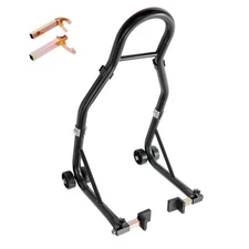 850lb Swingarm Rear Wheel Stand for Motorcycles with U+L Spool Black