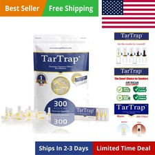 300-Pack Cigarette Filters, Superior Tar Chemical Removal, Fits Regular ...