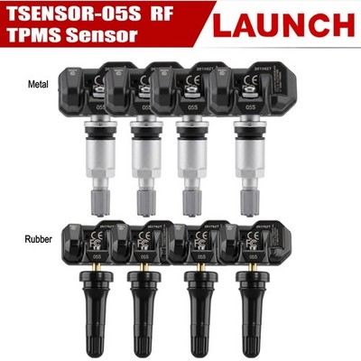 4x LAUNCH TSENSOR-05S RF TPMS Sensor Tire Pressure Program Sensor Metal/Rubber