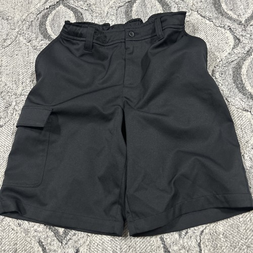 UA Performance Dress Shorts Golf Short Youth Boys Size Medium Black Adjustable