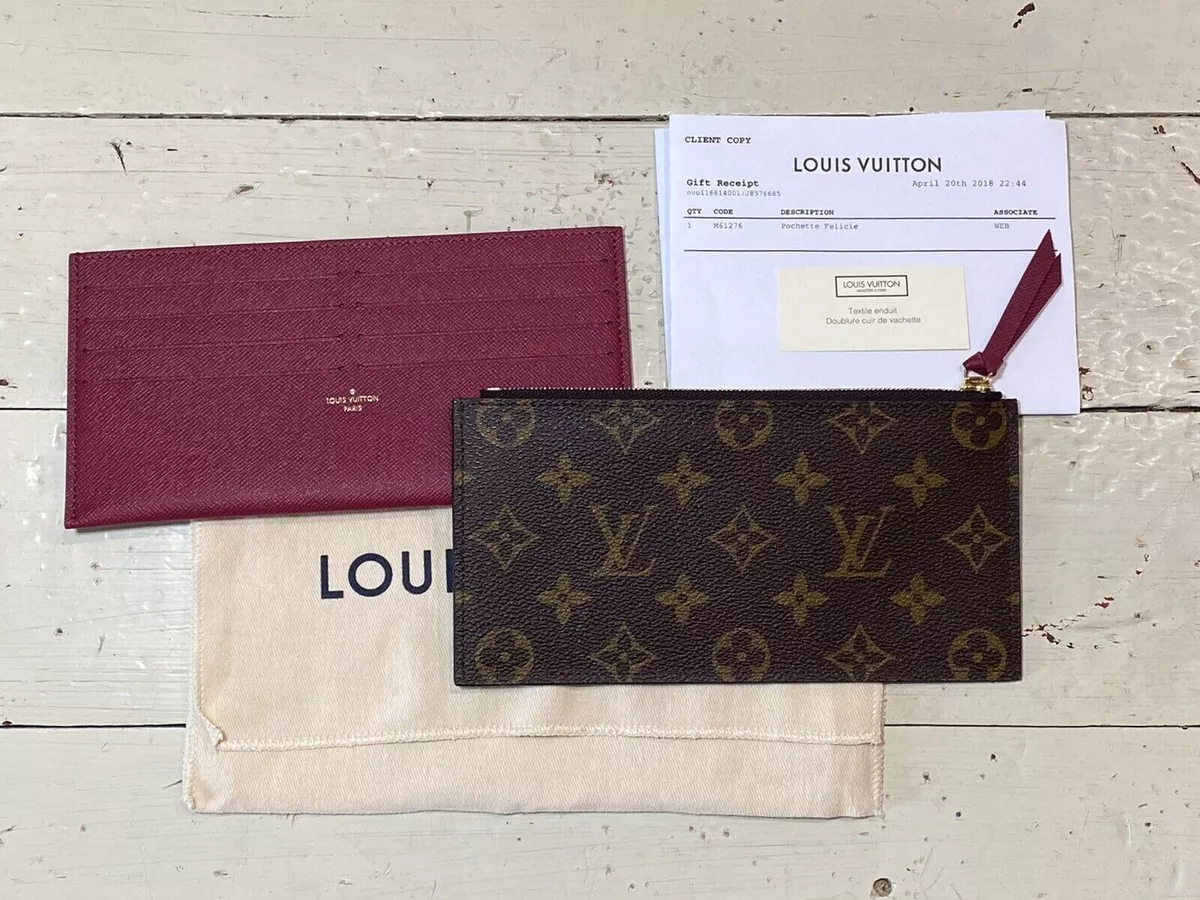 Authentic Louis Vuitton Pochette Felicie Inserts M61276