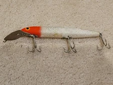 Cisco Kid 8” Musky Lure RW Silver Glitter Finish Wallsten Tackle Co. 