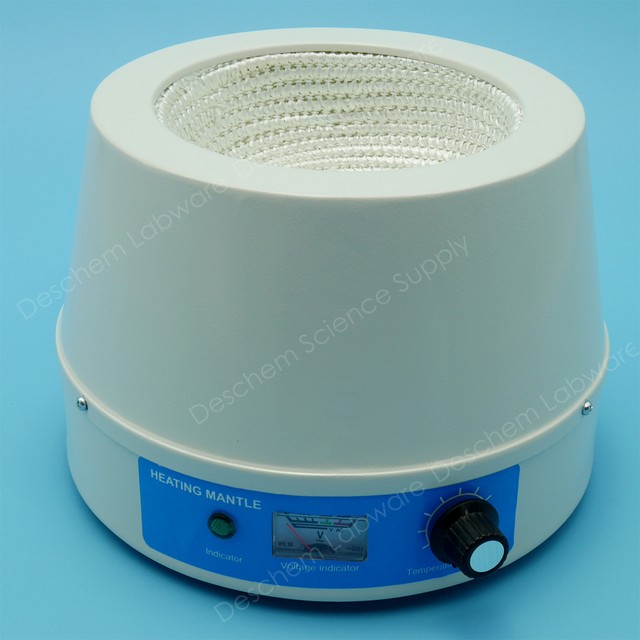 2000ml,120V,Electric Temp Regulation Heating Mantle,2L,500W,Sleeve,Lab