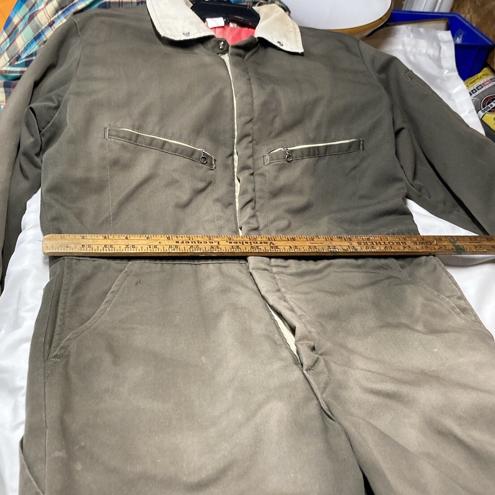 VTG 70s Era Key Imperial Insulated Duck Coveralls… - image 18