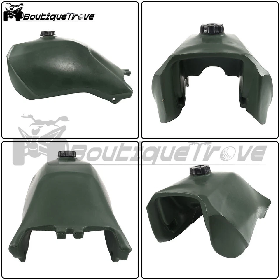 Tanque de combustible de gasolina de plástico verde 1993-2000 para Honda Fourtrax TRX300 TRX 300 Foto 2 de 4