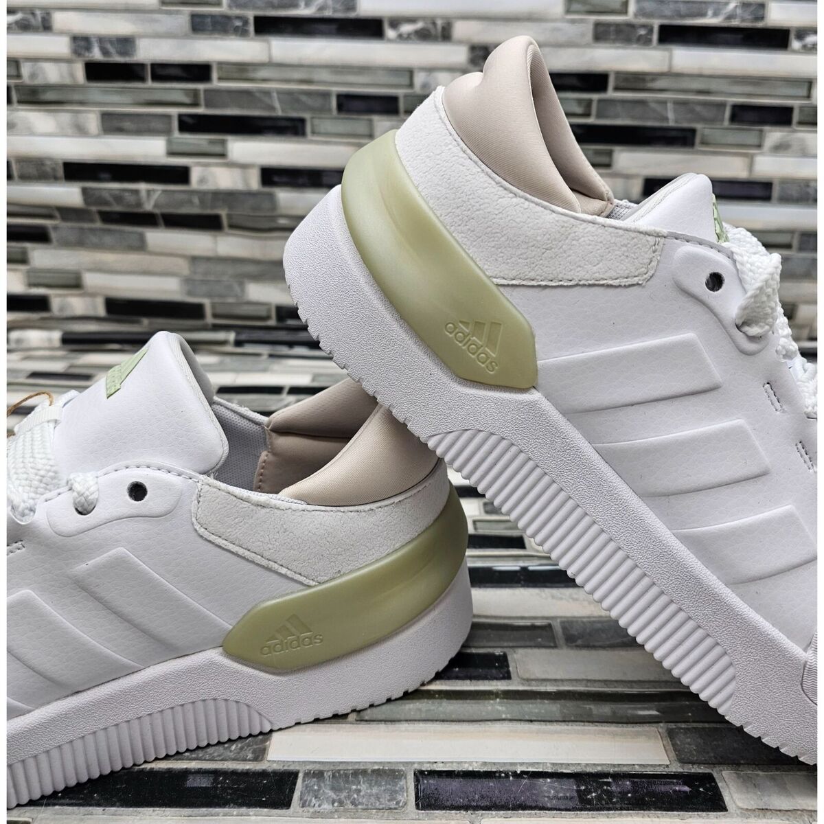 Adidas White Court Funk Leather Women's Sneakers Size 8 | eBay Adidas White Court Funk Leather Women's Sneakers Size 8 | eBay