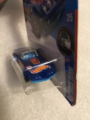 Voiture Miniature Hot Wheels Chevrolet Corvette 69 Racer 2017 - Échelle 1:64, Bleue