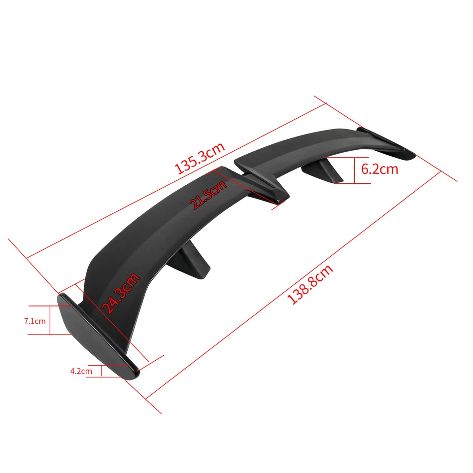 Спойлер задний багажник гоночный закраина крыла для седана Pontiac G5 G6 G8 54 дюйма профессиональный стиль - Изображение 2 из 4