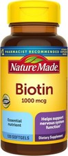 Nature Made Biotin 1000 mcg 120 softgels