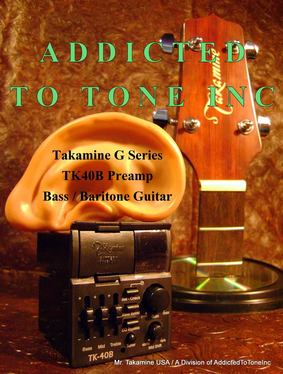 Takamine G SeriesTK 40B BASS Guitar preamp NOS Authorized