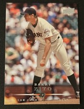 2008 Upper Deck Barry Zito Baseball Card #112 Giants Pitcher VGEX
