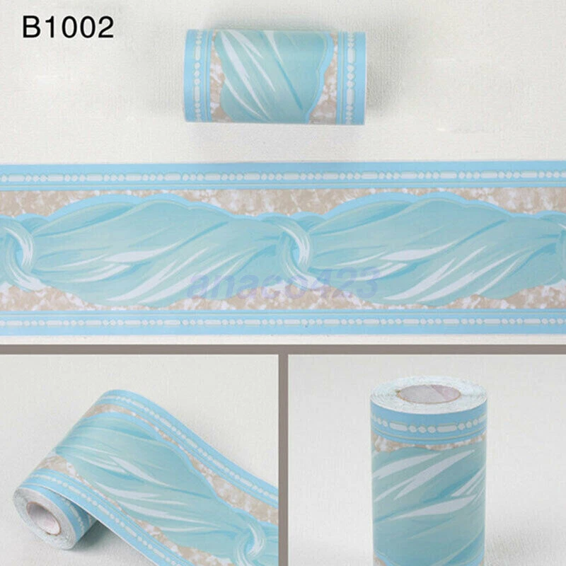 Self-adhesive Waist Line Wallpaper Wall Borders Sticker Skirting Baseboards AU