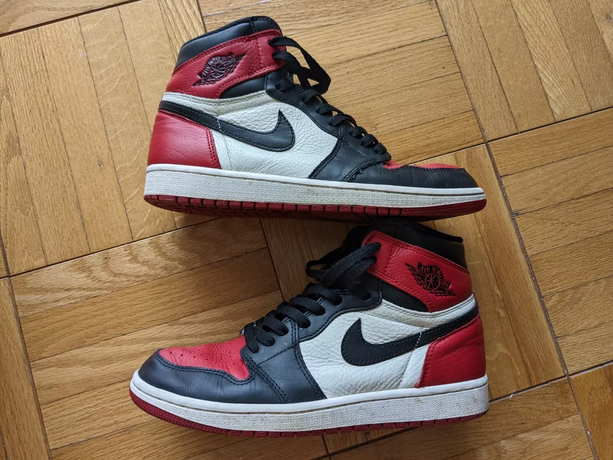 Air jordan 1 hotsell bred toe 2018