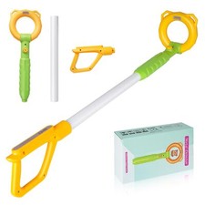 Kids Metal Detector 2-in-1 Handheld Bear Head Design with Lights and Sounds