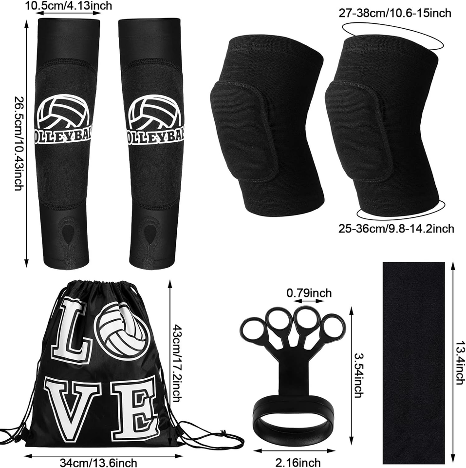 Wettarn 8 Set Volleyball Training Equipment Aid Solo Volleyball Trainer