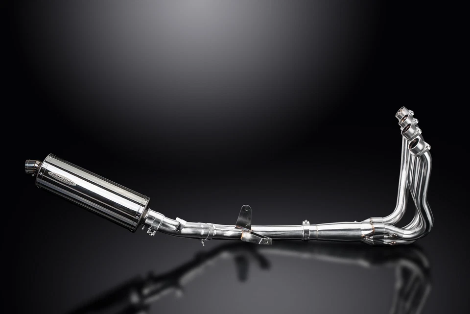 Suzuki GSX-S1000 2016-2024 Complete Exhaust 4-1 14" Oval Stainless Muffler - Image 2 of 4