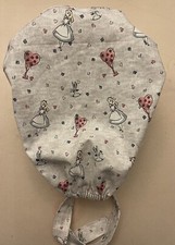 Men/Women Disney Alice in Wonderland Surgical Nurse Doctor Chemo Scrub Cap