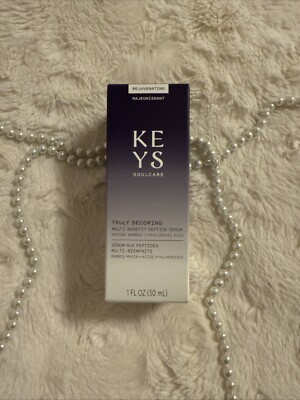 NEW SEALED ALICIA KEYS SOULCARE TRULY BECOMING MULTI BENEFIT PEPTIDE SERUM 1 OZ