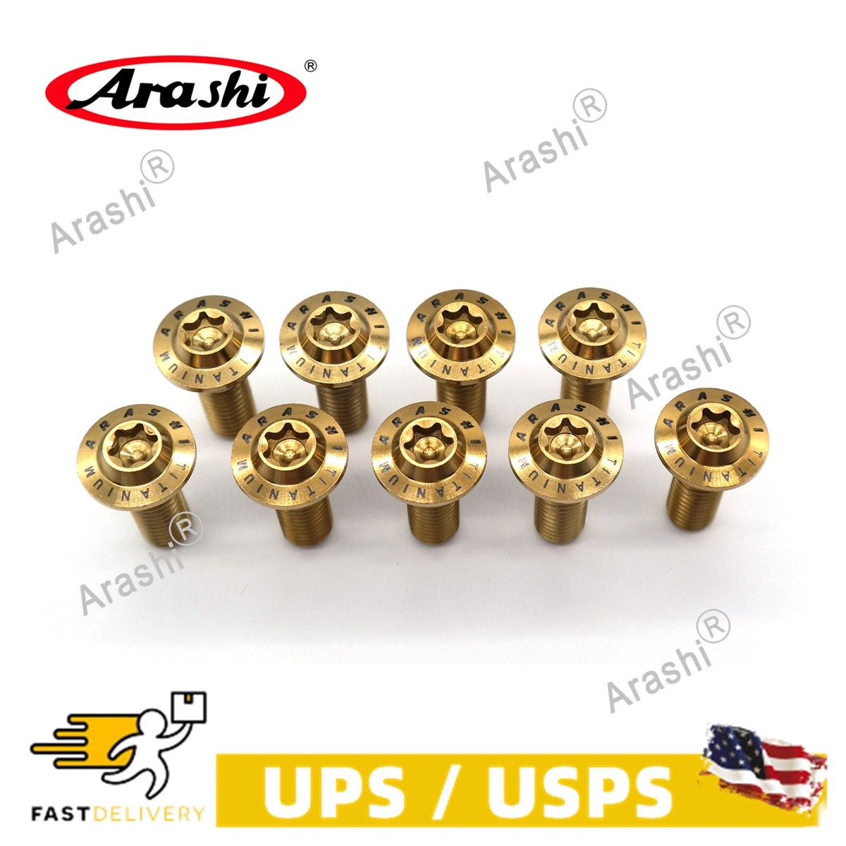 10PCS Front Brake Rotor Bolts for Suzuki VZR1800N BOULEVARD M109R