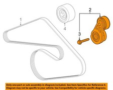 GM OEM 14-24 Acadia Cooling Belts Pulleys-Belt Tensioner 12647765