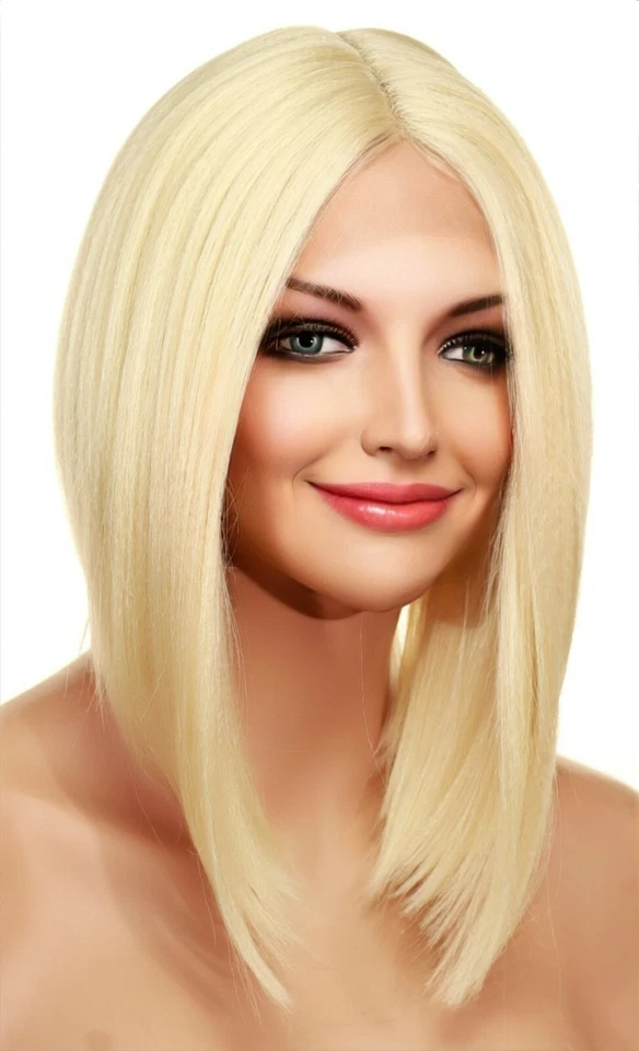 PARTE CENTRAL ENCAJE FRONTAL | BOB EN ÁNGULO | COLOR 613 | PELUCA 428 -2 Foto 4 de 4