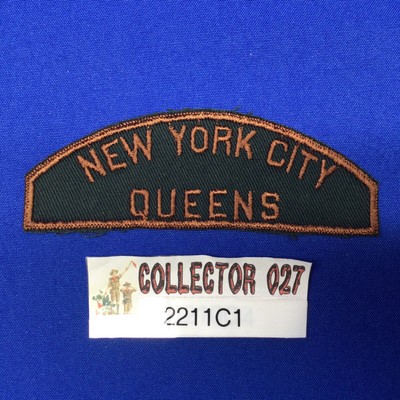 Boy Scout GBS Green / Brown Explorer Full Strip New York City Queens