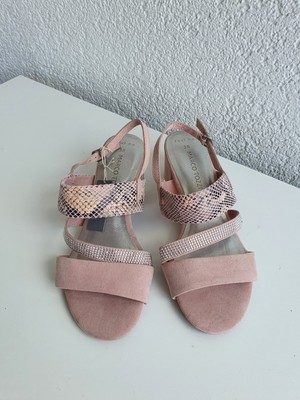 Marco Tozzi Feel Me Damen Sandalen Sandalette Schuhe Mehrfarbig Gr. 38