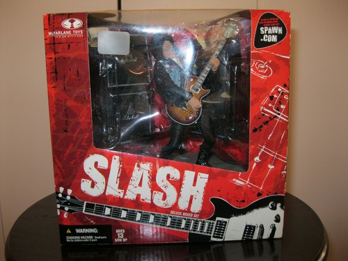 McFarlane Toys Guns N Roses “Slash” Action Figure Deluxe Box Set – New In Box  - Foto 1 di 8