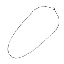 Durable Black Stainless Steel Necklace Cable Chain DIY Jewelry Making Findings
