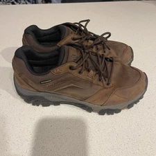 Merrell Moab Adventure 3 Shoes Mens 11 Brown Leather Waterproof Hiking Outdoors