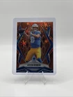 2025 Panini Phoenix Football Orange Winter Justin Herbert #58 PSA 9