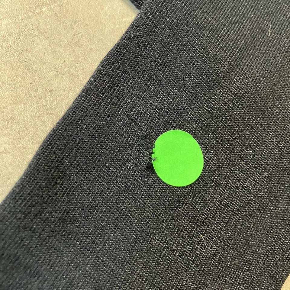 Suéter blanco + Warren para mujer talla S negro mezcla de seda cárdigan abotonado cuello en V Foto 2 de 4