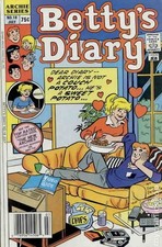 Betty's Diary #18 FN- 5.5 1988 Stock Image Low Grade