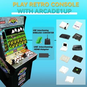 Ultimate Switch Fighting Stick for Arcade1Up - Dual Gamepad & Console Compatible