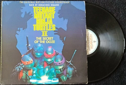 TEENAGE MUTANT NINJA TURTLES II: THE SECRET OF THE OOZE "  SOUNDTRACK  " 1991 LP